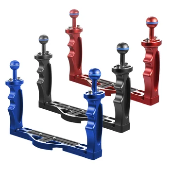 Dual Handheld Grip Stabilizer Housing Tray Stabilizer Rig Bracket Mount for Underwater Diving LED Light for DSLR Camera
Dual Handheld Grip Stabilizer Housing Tray Stabilizer Rig Bracket Mount for Underwater Diving LED Light for DSLR Camera