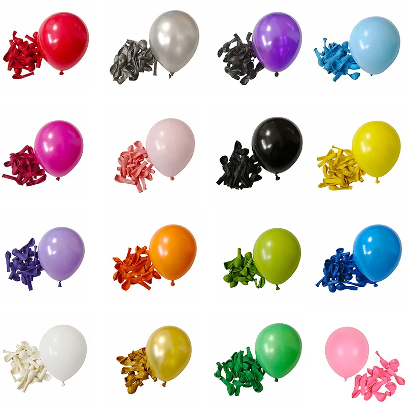 US 5 Inch Round Latex Balloons Thickened Wedding Birthday Party Decor 20-200Pcs