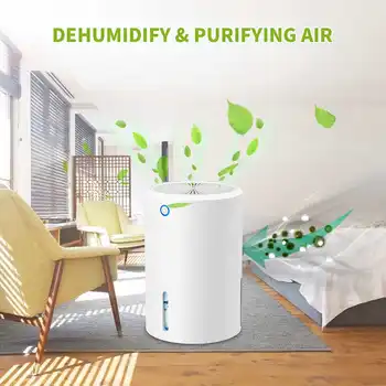 900ML Air Dryer Household Silent Dehumidifier Mini Portable Round Moisture Absorption Dehumidification Dryer with Auto-Off Led
900ML Air Dryer Household Silent Dehumidifier Mini Portable Round Moisture Absorption Dehumidification Dryer with Auto-Off Led