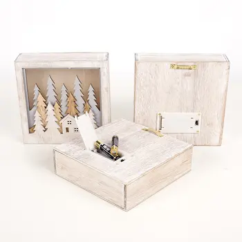 Christmas Decoration Ornaments Christmas Wooden Lamp Small Square Box Decoration Christmas Window Decoration Decoration
Christmas Decoration Ornaments Christmas Wooden Lamp Small Square Box Decoration Christmas Window Decoration Decoration