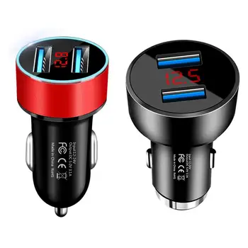 5V 3.1A Universal Dual USB Digital Display Fast Charging Car Auto Phone Tablet Charger For iPhone 11 Pro Max 6 7 8 Plus Xiaomi
5V 3.1A Universal Dual USB Digital Display Fast Charging Car Auto Phone Tablet Charger For iPhone 11 Pro Max 6 7 8 Plus Xiaomi