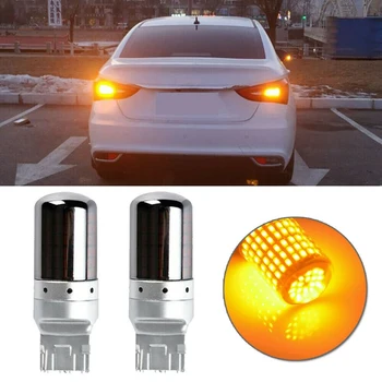 2Pcs Chrome 7440 T20 144SMD Amber Canbus Error Free LED Lamp Bulb Turn Signal Light
2Pcs Chrome 7440 T20 144SMD Amber Canbus Error Free LED Lamp Bulb Turn Signal Light