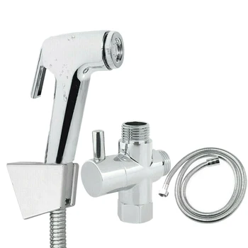 Handheld Bidet Toilet Sprayer Set ,Baby Cloth Diaper Sprayer Hand Held Sprayer Bidet Toilet Cleaning Chrome US PLUG
Handheld Bidet Toilet Sprayer Set ,Baby Cloth Diaper Sprayer Hand Held Sprayer Bidet Toilet Cleaning Chrome US PLUG