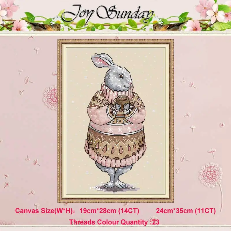 The rabbit in the sweater counted 11CT 14CT Cross Stitch Set DIY DMC Chinese Cross-stitch Kit Embroidery Needlework home decor
The rabbit in the sweater counted 11CT 14CT Cross Stitch Set DIY DMC Chinese Cross-stitch Kit Embroidery Needlework home decor