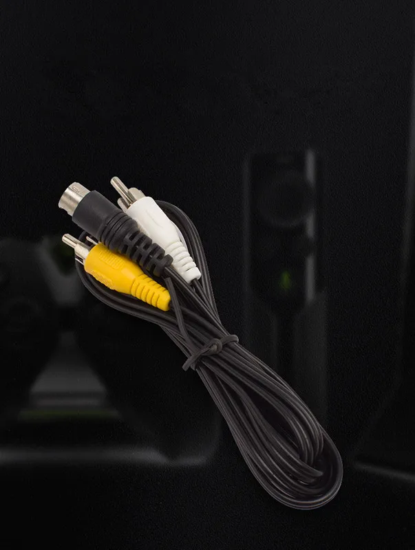 Фото 1 5 м высококачественный AV-кабель 3-контактный для SEGA Mega Drive 2 RCA шнур Genesis черный |