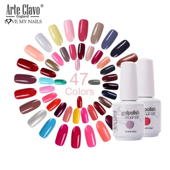 Arte Clavo Gel Nail Glitter Colors 15ml Gel Polish Soak Off UV LED Varnish Hybrid Primer Gellak Lacquer DIY Nail Art Manicure
Arte Clavo Gel Nail Glitter Colors 15ml Gel Polish Soak Off UV LED Varnish Hybrid Primer Gellak Lacquer DIY Nail Art Manicure