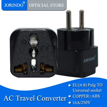 JORINDO EU conversion plug, EU germany plug adapter Universal UK US AU EU AC Power Plug 10A Travel Charger Adapter Converter
JORINDO EU conversion plug, EU germany plug adapter Universal UK US AU EU AC Power Plug 10A Travel Charger Adapter Converter