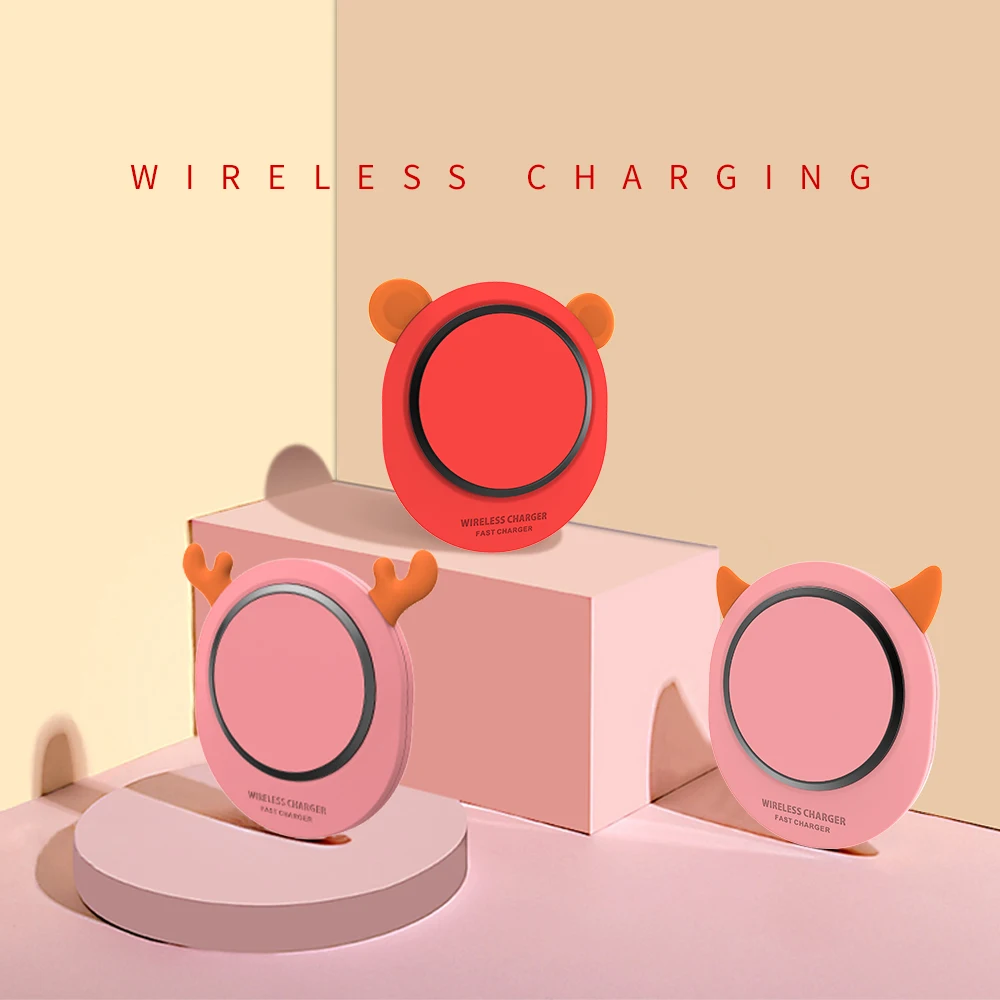 Фото Madevil wireless fast charger for iPhone X XR XS Max 8 USB wirless Charging Samsung Xiaomi Huawei phone Qi | Мобильные телефоны и
