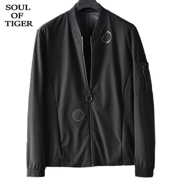 SOUL OF TIGER Autumn Fashion Korean Biker Coats Mens Loose Fitness Jackets Casual Cotton Padded Clothes Oversized Windbreakers 
SOUL OF TIGER Autumn Fashion Korean Biker Coats Mens Loose Fitness Jackets Casual Cotton Padded Clothes Oversized Windbreakers