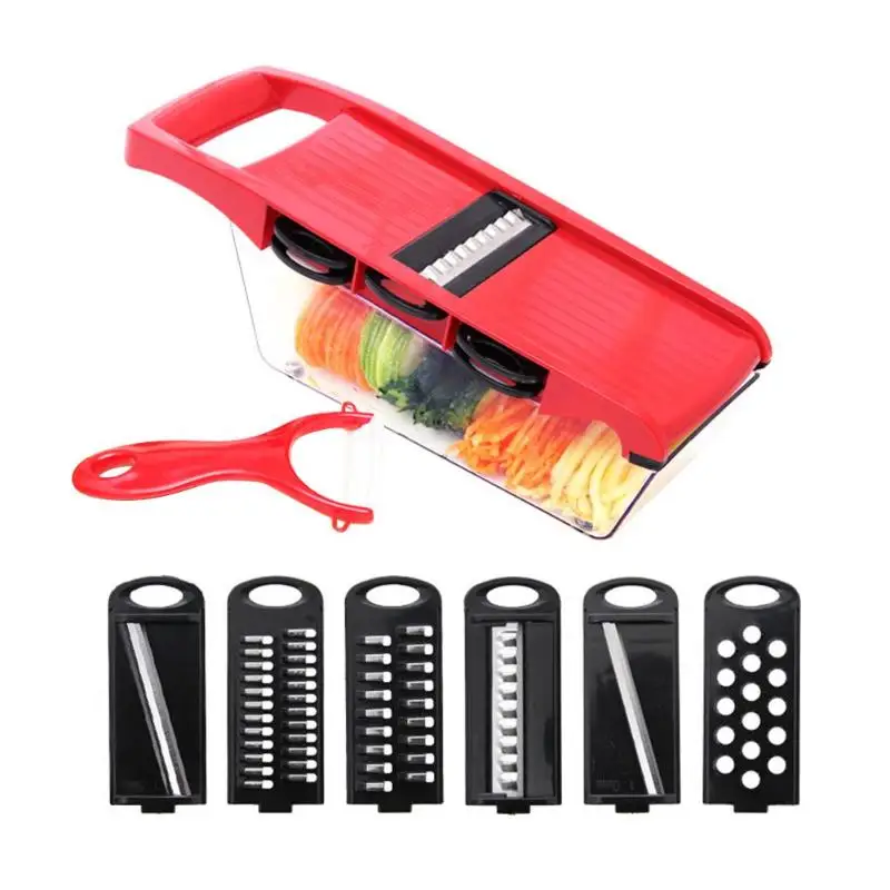 6 In 1 Multifunction Cutting Machine Practical for Vegetable Salad Slicer Peeler Grater Necessary Household Kitchen Supplies
6 In 1 Multifunction Cutting Machine Practical for Vegetable Salad Slicer Peeler Grater Necessary Household Kitchen Supplies
