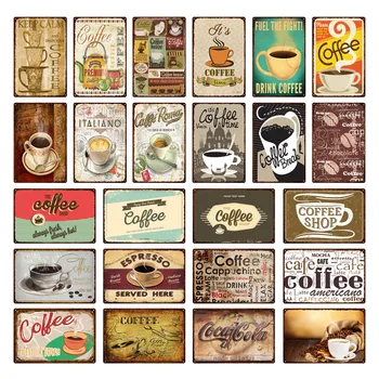 Coffee Shop Metal Sign Vintage Retro Wall Art Poster Its Coffee Time Tin Sign Plate Plaque Metal Poster for Cafe Home Shop Decor
Coffee Shop Metal Sign Vintage Retro Wall Art Poster Its Coffee Time Tin Sign Plate Plaque Metal Poster for Cafe Home Shop Decor