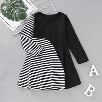 2020 New Cotton Girls Dresses Striped Casual Summer Princess Dress Brand Baby Girls Clothes Long Sleeve Tunic Dresses for Kid
2020 New Cotton Girls Dresses Striped Casual Summer Princess Dress Brand Baby Girls Clothes Long Sleeve Tunic Dresses for Kid