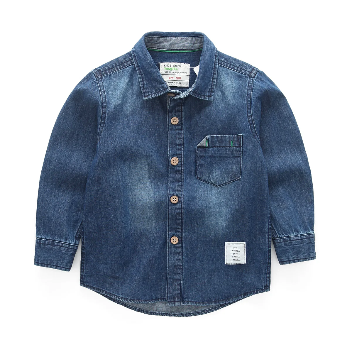 A Generation of Fat BOY'S Cowboy Shirt Baby New Style Spring And Autumn Children Tops Children Pure Cotton Long-sleeve Blouse
A Generation of Fat BOY'S Cowboy Shirt Baby New Style Spring And Autumn Children Tops Children Pure Cotton Long-sleeve Blouse