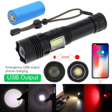 SecurityIng Tactical Hunting Flashlight Zoomable 7 lighting modes Waterproof Torch Multi-function USB charging+26650 Battery
SecurityIng Tactical Hunting Flashlight Zoomable 7 lighting modes Waterproof Torch Multi-function USB charging+26650 Battery