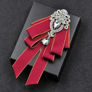 High-end Crystal Men's Brooch Bow Tie Pocket Cloth Suit Neckties Groom Best Man Gown Men Gift Korean Fashion Multi-layer Bowtie 
High-end Crystal Men's Brooch Bow Tie Pocket Cloth Suit Neckties Groom Best Man Gown Men Gift Korean Fashion Multi-layer Bowtie