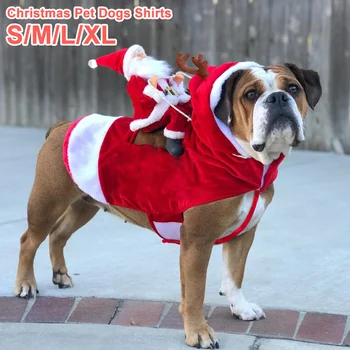 Dog Christmas Clothes Cute Santa Claus Shaped Coat with Hooded Pet Dogs Costume Warm Winter Jacket for Small Medium Large Pets
Dog Christmas Clothes Cute Santa Claus Shaped Coat with Hooded Pet Dogs Costume Warm Winter Jacket for Small Medium Large Pets