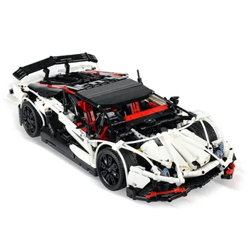 

2838Pcs Moc 1:8 Technic Building Blocks Sports Car Educational Racing Car Bricks Toy Gift Over 6 - Static Version