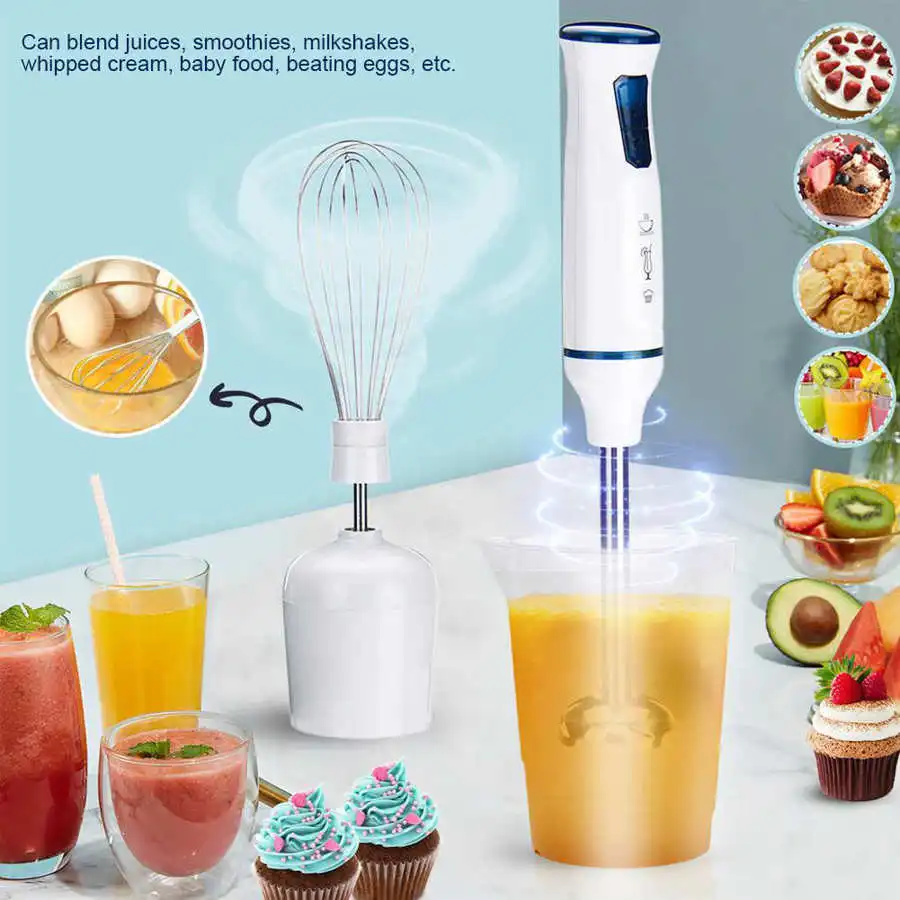3 In 1 Immersion Electric Blender 2 Speeds Food Mixer Vegetable Meat Grinder Chopper 700ml EU Plug 220V
3 In 1 Immersion Electric Blender 2 Speeds Food Mixer Vegetable Meat Grinder Chopper 700ml EU Plug 220V