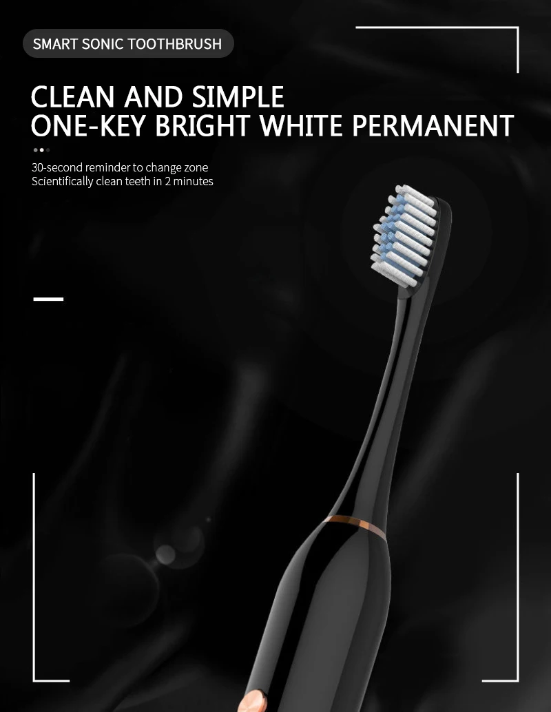 Shop Generic Super Sonic Electric Toothbrushes Smart Sonic Vibration