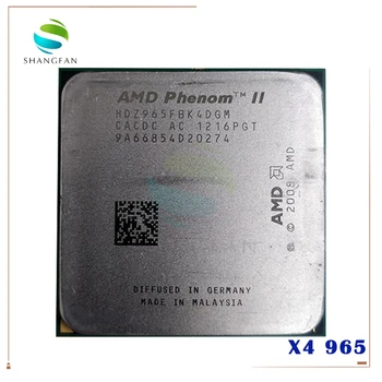 AMD Phenom X4 965 3.4GHz Quad-Core CPU Processor X4 965 HDZ965FBK4DGM 125W Socket AM3 938pin
AMD Phenom X4 965 3.4GHz Quad-Core CPU Processor X4 965 HDZ965FBK4DGM 125W Socket AM3 938pin