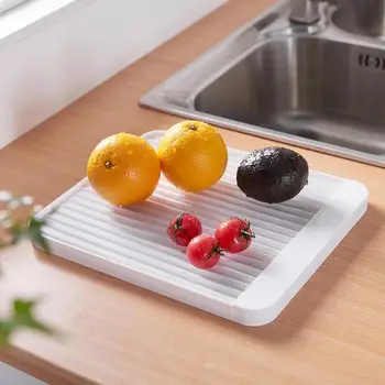 ABS Multifunction Drain Tray Fruits Tableware Rack Worktop Organizer Diatom Mud Water-absorbing Kitchen Storage Accessories
ABS Multifunction Drain Tray Fruits Tableware Rack Worktop Organizer Diatom Mud Water-absorbing Kitchen Storage Accessories