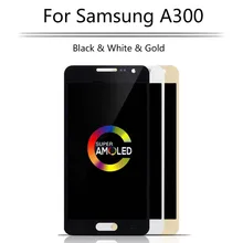 Écran tactile LCD AMOLED, 4.5 pouces, pour Samsung Galaxy A3 2015 A300 A300X A300H A300F A300FU=