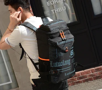 High Capacity Men Street Letter Backpack Unisex Convenient Earphone Hole College Cloth Bag Travel Couple Bags Mochila DF467
High Capacity Men Street Letter Backpack Unisex Convenient Earphone Hole College Cloth Bag Travel Couple Bags Mochila DF467