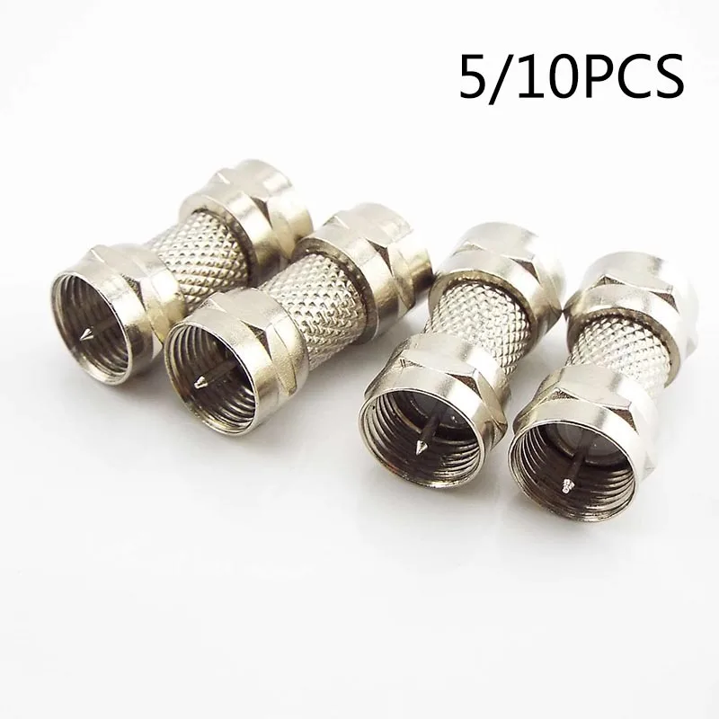 5/10pcs Nickel-plated F Type Male Plug Connector Socket to RF Coax TV Aerial Female RF Adapters Silver Zinc Alloy Plug
5/10pcs Nickel-plated F Type Male Plug Connector Socket to RF Coax TV Aerial Female RF Adapters Silver Zinc Alloy Plug