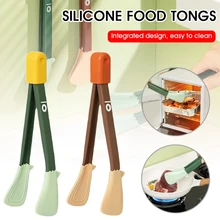 1pcs Silicone Food Tongs Heat Resistant Kitchen Tongs with Hanging Loop Kitchen Accessories Tools for BBQ Cooking Grilling Tools
1pcs Silicone Food Tongs Heat Resistant Kitchen Tongs with Hanging Loop Kitchen Accessories Tools for BBQ Cooking Grilling Tools