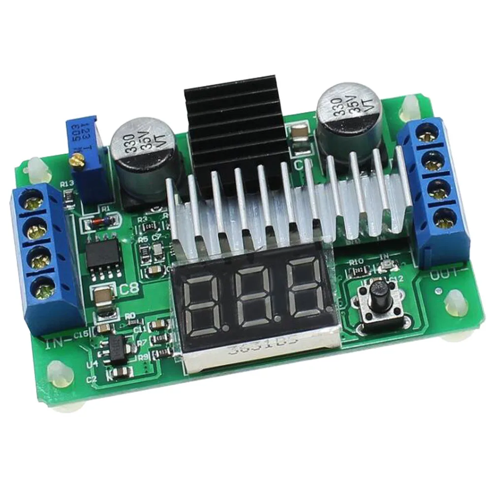 

LTC1871 DC Power Source Step Up Converter 100W Boost Module 3.5~30V 100W with Dual Display Voltmeter