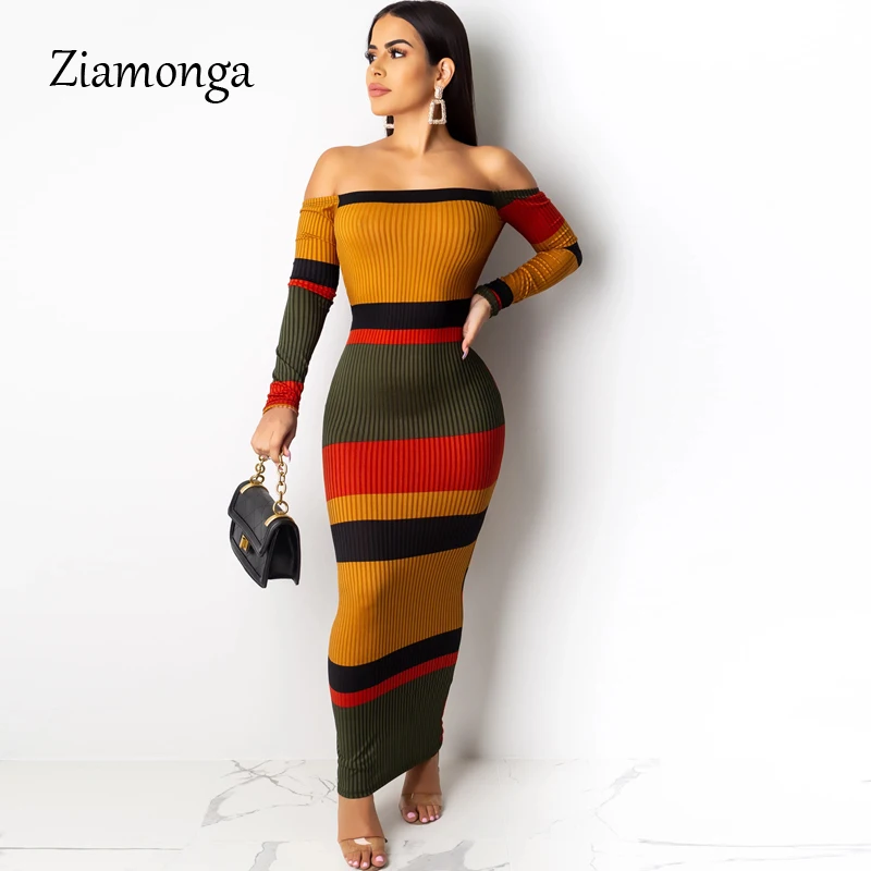 Ziamonga 2019 Autumn Women Knit Dress Off Shoulder Backless Long Sleeve Maxi Long Dresses Sexy Sweater Dress Vestidos Knitwear
Ziamonga 2019 Autumn Women Knit Dress Off Shoulder Backless Long Sleeve Maxi Long Dresses Sexy Sweater Dress Vestidos Knitwear
