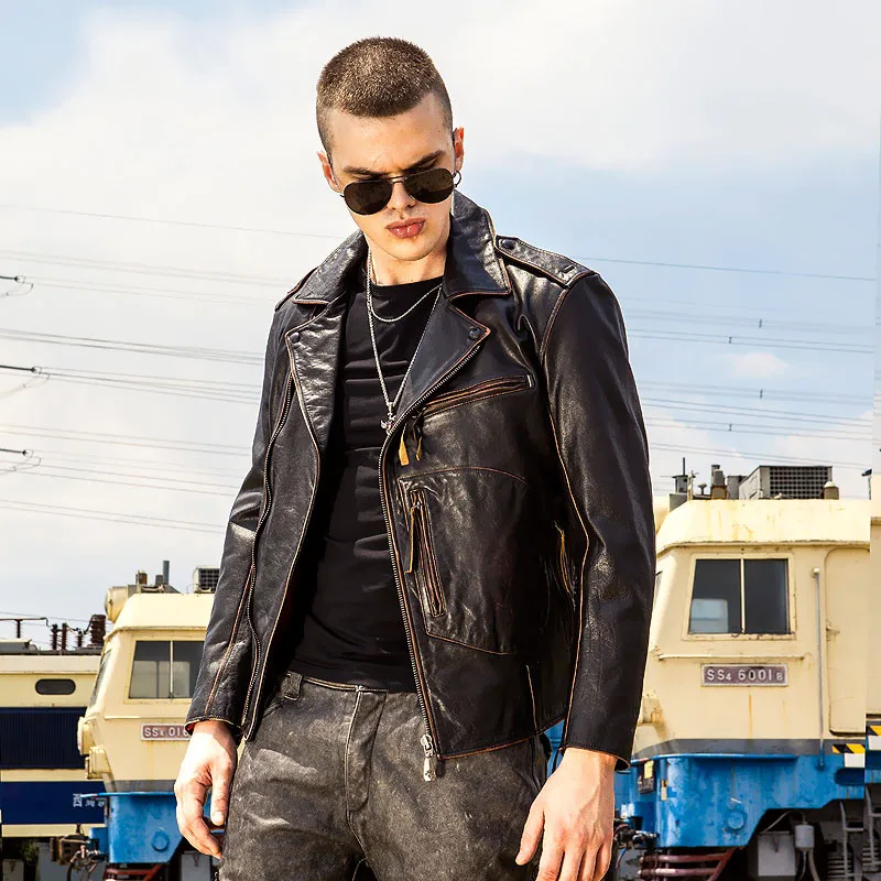 2020 Vintage Brown Men American Motorcycle Leather Jacket Plus Size XXXXXXL Genuine Cowhide Slim Fit Biker's Coat FREE SHIPPING
2020 Vintage Brown Men American Motorcycle Leather Jacket Plus Size XXXXXXL Genuine Cowhide Slim Fit Biker's Coat FREE SHIPPING