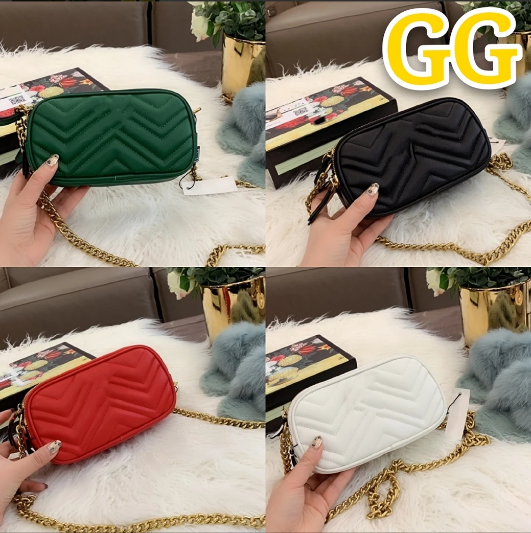 

2020 GG new brand women's leather handbag messenger bag fashionable and durable