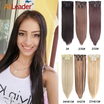 Alileader Super 16 Clip In Hair Extensions With Clips Hairpieces 22Inch Synthetic Hair Extension Long Straight Hair Pieces
Alileader Super 16 Clip In Hair Extensions With Clips Hairpieces 22Inch Synthetic Hair Extension Long Straight Hair Pieces