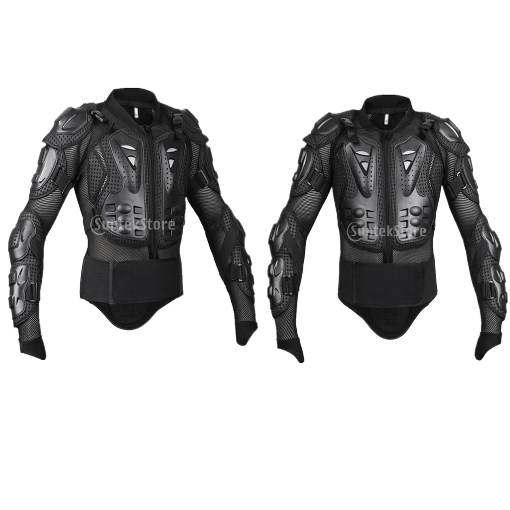2pcs/Set Motorcycle Protective Jacket Motocross MTB Racing Armor Protector for Motorcycle Bike Riding Skiing Skating 2pcs/Set Motorcycle Protective Jacket Motocross MTB Racing Armor Protector for Motorcycle Bike Riding Skiing Skating