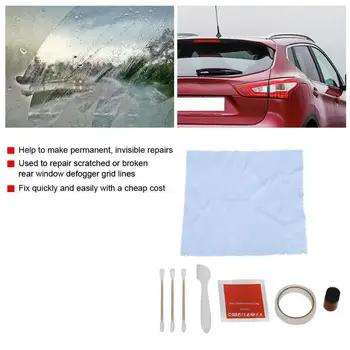 DIY Car Rear Window Defogger Repair Kit for Broken Defroster Heater Grid Lines Ordinary Design Operation Conveninently
DIY Car Rear Window Defogger Repair Kit for Broken Defroster Heater Grid Lines Ordinary Design Operation Conveninently