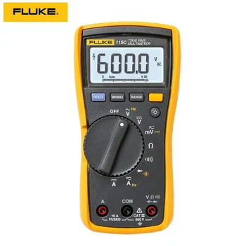 Fluke 115 115C True RMS Multimeter Automatic Range, Suitable for AC/DC Voltage Resistance Capacitance Frequency Tester
Fluke 115 115C True RMS Multimeter Automatic Range, Suitable for AC/DC Voltage Resistance Capacitance Frequency Tester