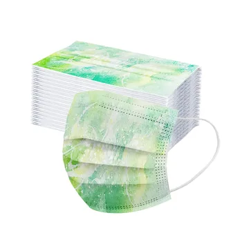 50pc Adult Tie-dye Gradient Printed Mask Three-layer Disposable Mouth Masks Non-woven Breathable Mascarillas Ear Hook Маски 
50pc Adult Tie-dye Gradient Printed Mask Three-layer Disposable Mouth Masks Non-woven Breathable Mascarillas Ear Hook Маски