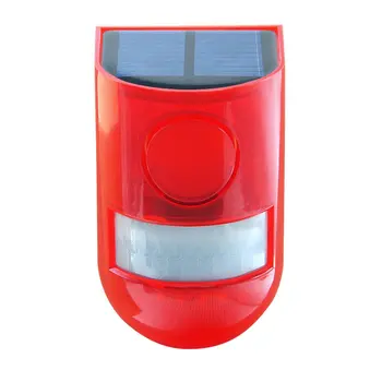 Solar Sound Alert Flash Warning Sound & Light Alarm Motion Sensor 110 Decibels Siren Strobe Security Alarm System for Farm
Solar Sound Alert Flash Warning Sound & Light Alarm Motion Sensor 110 Decibels Siren Strobe Security Alarm System for Farm