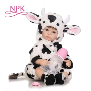 NPK new popular 40cm cotton body lifelike newborn baby girl with Dairy clothes suit Silicone Reborn baby dolls
NPK new popular 40cm cotton body lifelike newborn baby girl with Dairy clothes suit Silicone Reborn baby dolls