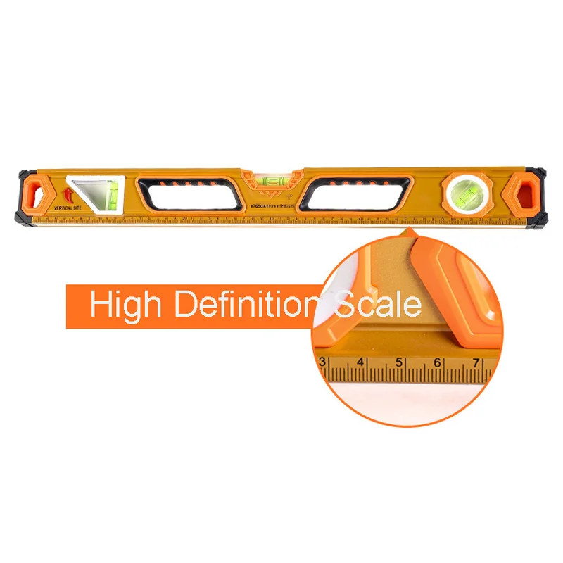 Strong Magnetic Balance Ruler 600mm Precision Construction Measurement Tools High-precision Thick Aluminum Alloy Level Wholesale
Strong Magnetic Balance Ruler 600mm Precision Construction Measurement Tools High-precision Thick Aluminum Alloy Level Wholesale