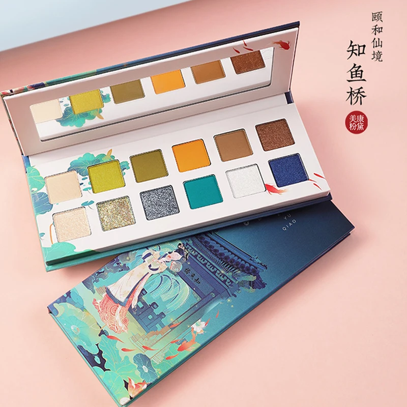 Songs Twelve Color Eyeshadow Compact Shimmering Powder Women's Earth Marble Multi-color Matte Pearly Lustre Beginners Lazy
Songs Twelve Color Eyeshadow Compact Shimmering Powder Women's Earth Marble Multi-color Matte Pearly Lustre Beginners Lazy