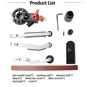 Angle Grinder into Sander Sanding Machine Belt Adapter Power Tool Drill Attachment For Electric Angle Grinder Accessories
Angle Grinder into Sander Sanding Machine Belt Adapter Power Tool Drill Attachment For Electric Angle Grinder Accessories