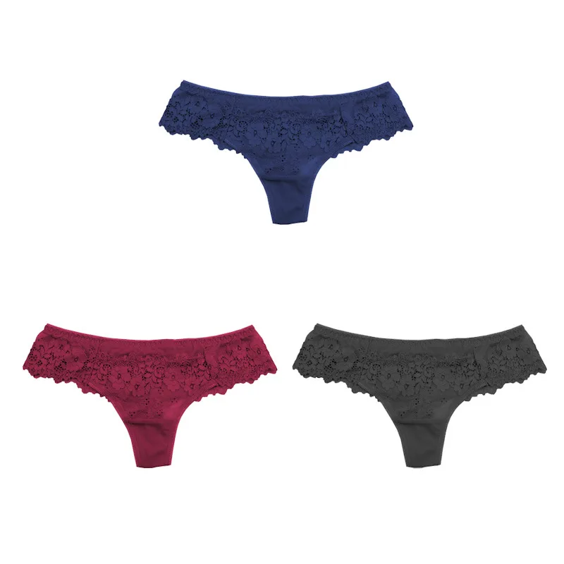 Women thong 3Pcs European American style Low waist Sexy Lace Hot T pants Seamless T-back boxers Ultra-thin breathable A19153
Women thong 3Pcs European American style Low waist Sexy Lace Hot T pants Seamless T-back boxers Ultra-thin breathable A19153