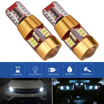 2pcs T10 12V 4W 6000K LED Car Reading Light Trunk lamp 27SMD Decoded Automobile Broadband Light Bulbs Panel License Plate lamp
2pcs T10 12V 4W 6000K LED Car Reading Light Trunk lamp 27SMD Decoded Automobile Broadband Light Bulbs Panel License Plate lamp