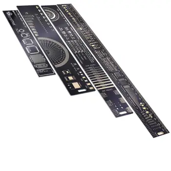 15cm 20cm 25cm 30cm Multifunctional PCB Ruler Measuring Tool Resistor Capacitor Chip IC SMD Diode Transistor Package 180 Degrees
15cm 20cm 25cm 30cm Multifunctional PCB Ruler Measuring Tool Resistor Capacitor Chip IC SMD Diode Transistor Package 180 Degrees