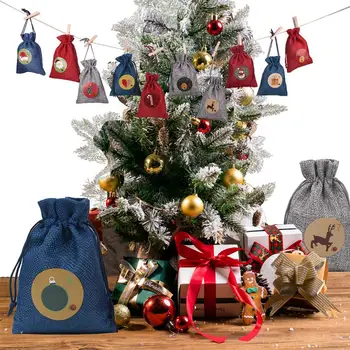 Christmas Advent Calendar Bags Gift Numbers Bag Drawstring 24 Days Burlap Advent Calendar Candy Bags With Clips Christmas Decor
Christmas Advent Calendar Bags Gift Numbers Bag Drawstring 24 Days Burlap Advent Calendar Candy Bags With Clips Christmas Decor