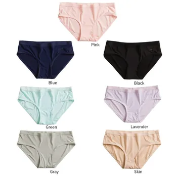 Seamless ice silk low rise underwear one piece sexy panty Intimates solid color lady cotton panties
Seamless ice silk low rise underwear one piece sexy panty Intimates solid color lady cotton panties