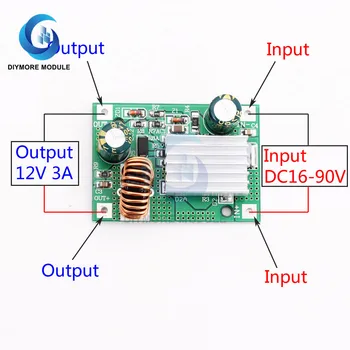 DC-DC Step Down Buck Converter 16V-90V to 12V 3A Voltage Converter Module Power Supply For Battery Charging
DC-DC Step Down Buck Converter 16V-90V to 12V 3A Voltage Converter Module Power Supply For Battery Charging
