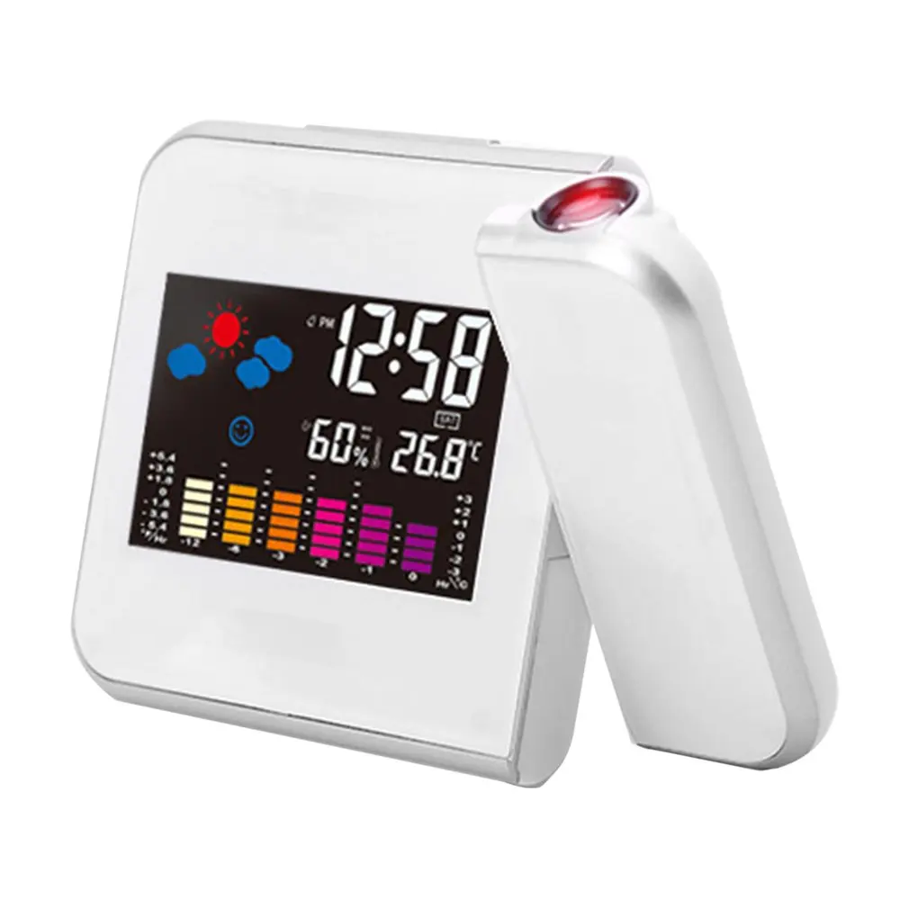 Electronic Digital Weather Forecast Clock LCD Screen Alarm Clock Calendar Projector LED Backlight Home Bedside Desktop Decor
Electronic Digital Weather Forecast Clock LCD Screen Alarm Clock Calendar Projector LED Backlight Home Bedside Desktop Decor